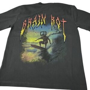 Brain Rot Black Short Sleeve Tee